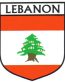 Lebanon Flag Crest Decal Sticker