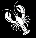 Lobster Window Decal Sticker