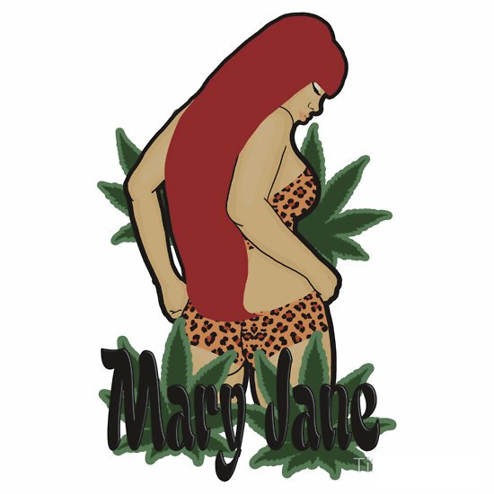 Mary Jane Color Sticker