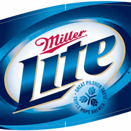 Miller Light Label Sticker