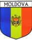 Moldova Flag Crest Decal Sticker