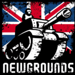 newgrounds uk logo sticker