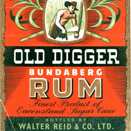 OLD DIGGERS RUM LABEL