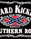 old time rebel hard kickin souther rock sticker