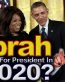 OPRAH FOR PRESIDENT 2020 STICKER OBAMA