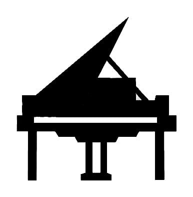 Piano Sticker