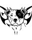 pitbull tribal decal 2