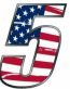 One Digit - FLAG Race Number Kit