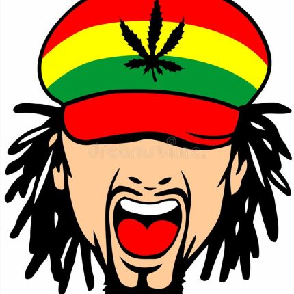 RASTA DUDE STICKER