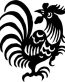 Rooster decal
