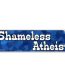 shameless atheist bumper sticker