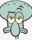 SPONGEBOB squidward HEAD STICKER