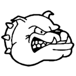 Bulldog vinyl decal