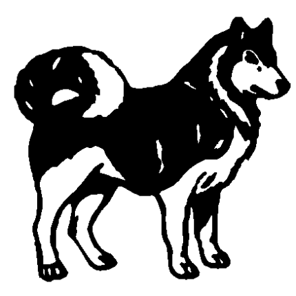 Husky car decal - 857