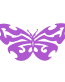 Tribal Butterfly Car Decal