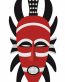 african mask color africa sticker 3