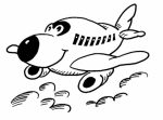 Aircraft Clipart Diecut Decal 07