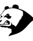 Angry Panda Bear Creative Animal Decal