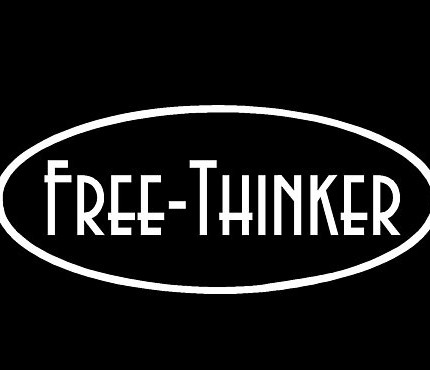 atheist decal FREE THINKER