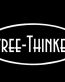 atheist decal FREE THINKER