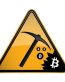 bitcoin-miner TRIANGLE STICKER