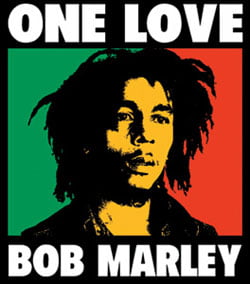 BOB MARLEY Sticker