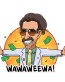 BORAT very nice funny car sticker 27