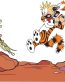 Calvin and Hobbes Rectangular Color Stickers 08