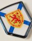 Canada Nova Scotia Flag Crest Car Chrome Emblem Decal Sticker