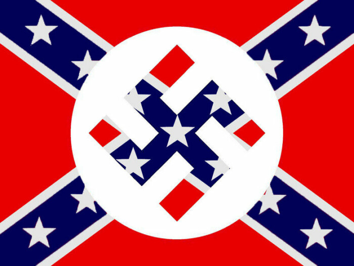 Confederate Nazi Flag Sticker - Pro Sport Stickers