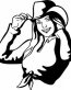 Cowgirl Decals and Rodeo Stickers