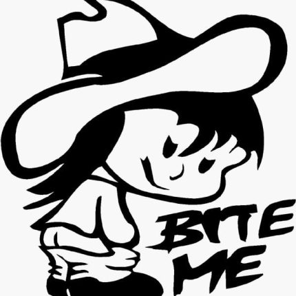 Cowgirl says Bite Me