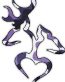 Deer Heart Fills 2 Purple Camo