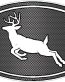 Deer Logo - Black Carbonfiber