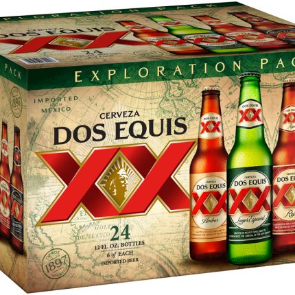 DOS EQUIS CASE BOTTLE MULTI PACK STICKER