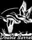 Double Barrel Duck Decal