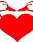 Duck Hunting Love Sticker 3