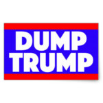 DUMP TRUMP STICKER 2