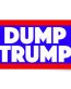DUMP TRUMP STICKER 2