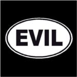 Evil Oval Decal