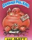 Fat MATT Funny Sticker Name Decal