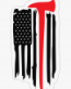 firefighter usa flag digital sticker