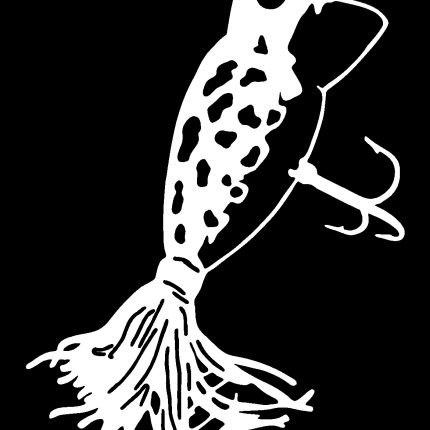 fishing lure vinyl die cut decal 5