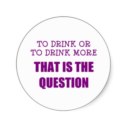 funny drinking sticker question funny sticker