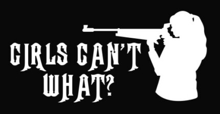 Girls Can't What Hunting Vinyl Decal Sticker