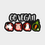 GO VEGAN STICKER 2