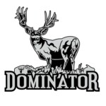 GRAY BLACK WHITE dominator sticker