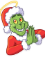 grinch stole christmas_cartoon sticker 21