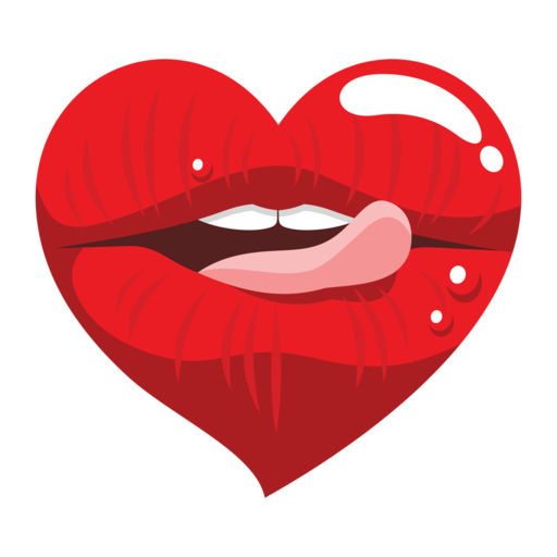 Heart Lips Sticker - Pro Sport Stickers