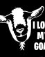 I Love My Goat Decal
